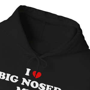 I Love Big Nosed Men Heavy Blend Hooded Sweatshirt