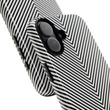 White Lines Protective Phone Case