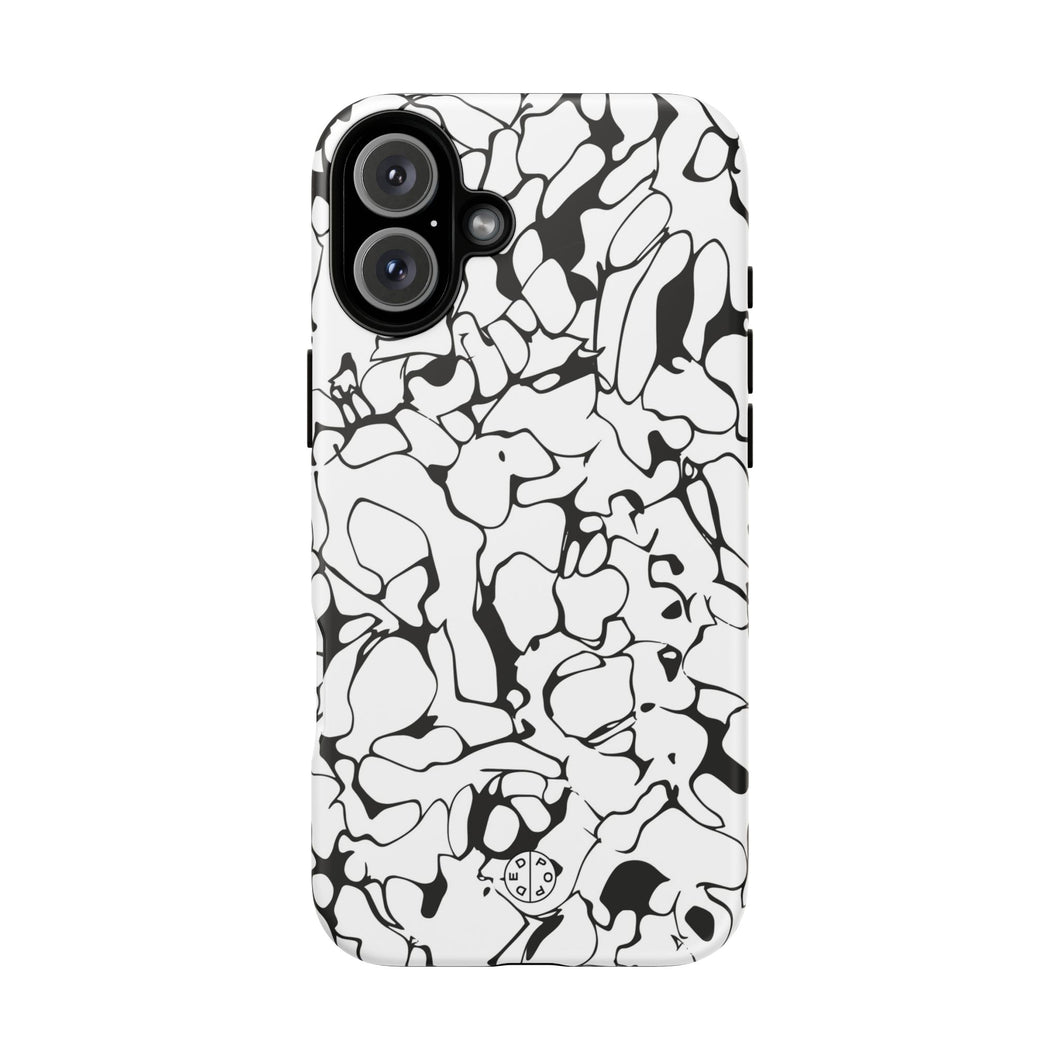 Monochrome Liquid Protective Phone Case