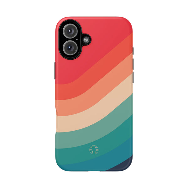 Summer Waves Pattern Protective Phone Case