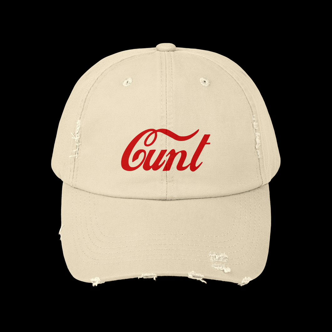 Cola-Cunt Distressed Cap