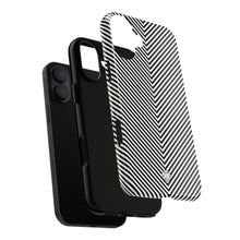 White Lines Protective Phone Case