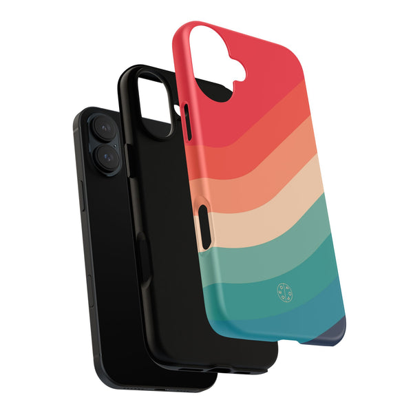 Summer Waves Pattern Protective Phone Case