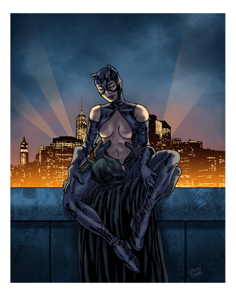 Bat & Cat II Print (Limited Edition)