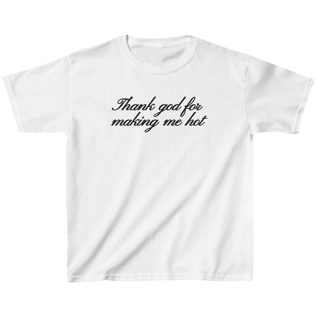 Thank God Baby Tee by Girl World