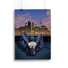 The Bat & Cat Print (Limited Edition) - Vintage Comics
