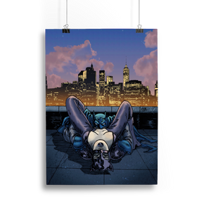 The Bat & Cat Print (Limited Edition) - Vintage Comics