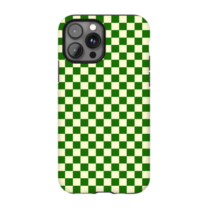 Checkerboard Case (Green / Cream Edition)