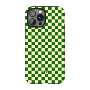 Checkerboard Case (Green / Cream Edition)